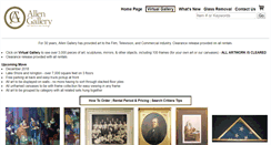 Desktop Screenshot of allengallery.ca